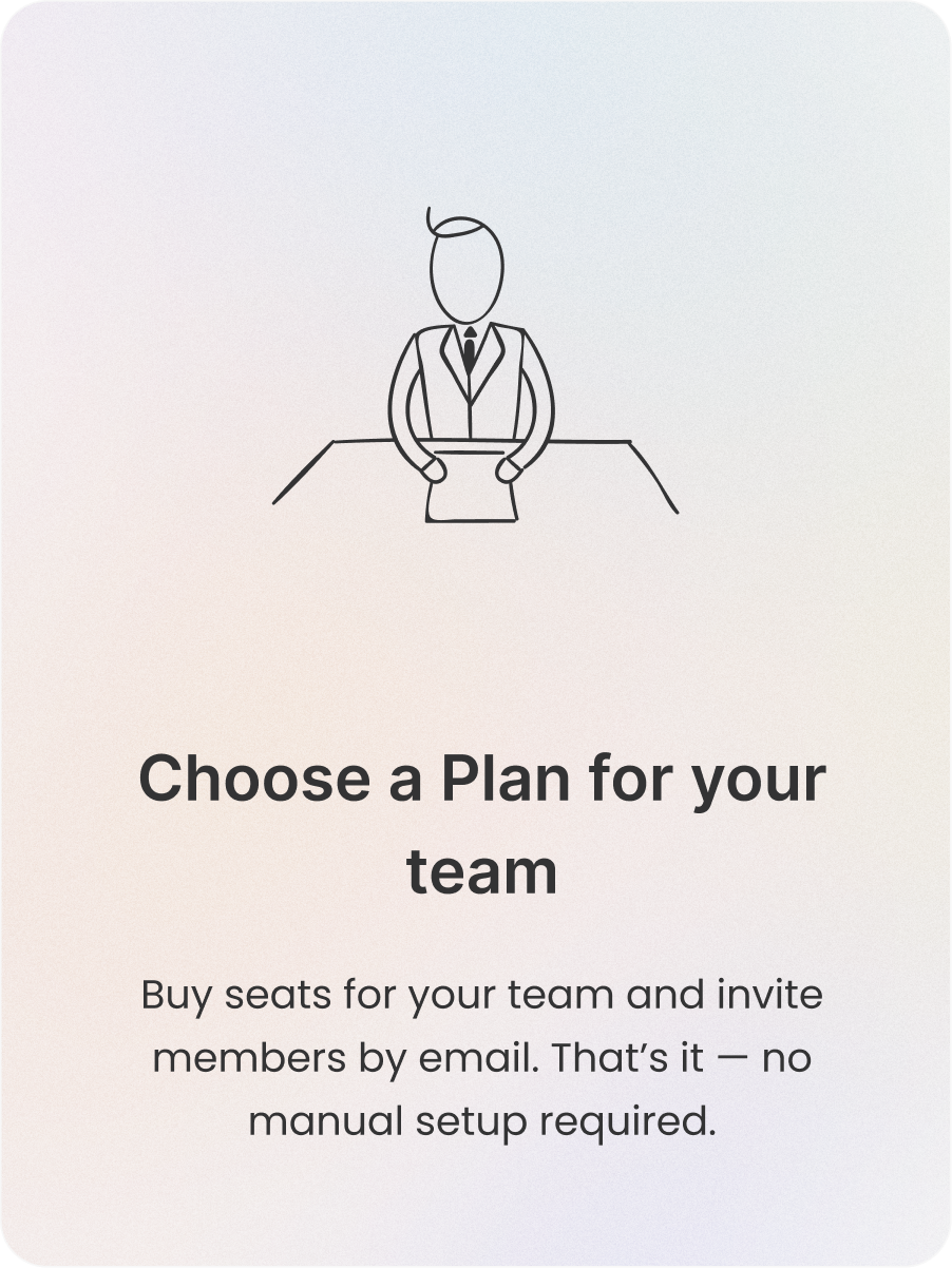 Choose a Plan for your team